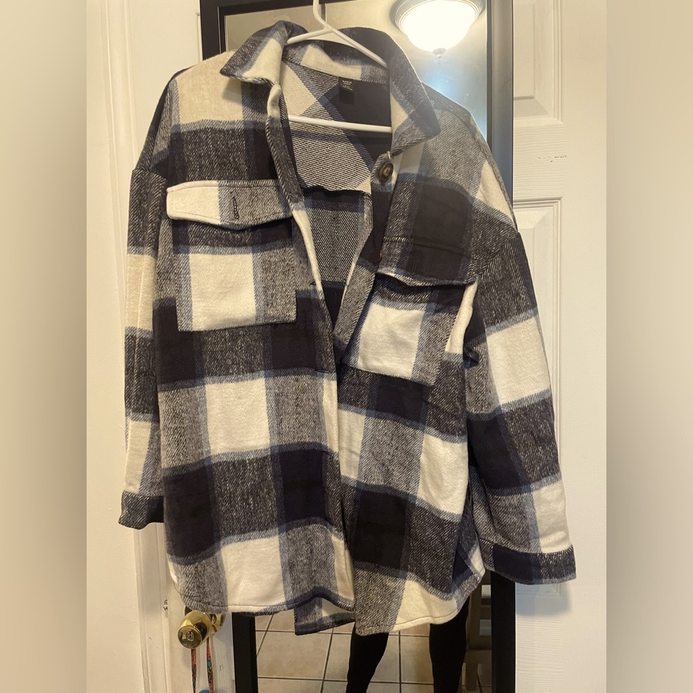 Navy oversized jacket